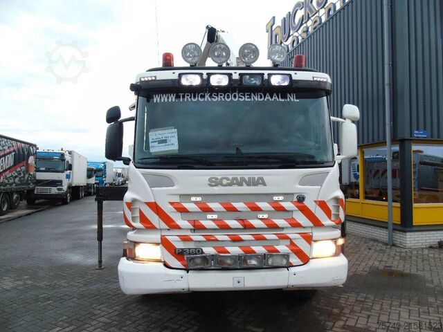 Kranwagen Scania P360 6X2 + HMF 1420 K2 + REMOTE + TIPPER + EURO 5
