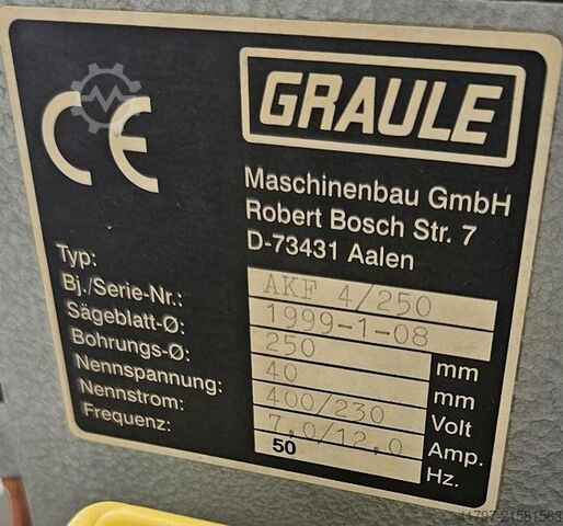 Ausklinkfräse Graule AKF 4/250 Graule AKF 4/250