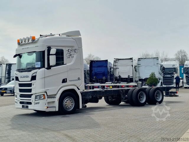Fahrgestell mit Fahrerhaus Scania R580 V8 NGS 6x4 chassis - Retarder - 4.75 WB - ...