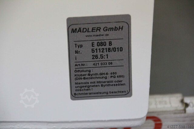 Getriebe 26,5:1 Mädler E 080 B