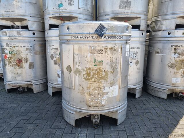 Stainless steel transport container tank Schwarz Apparate- und Behälterbau 