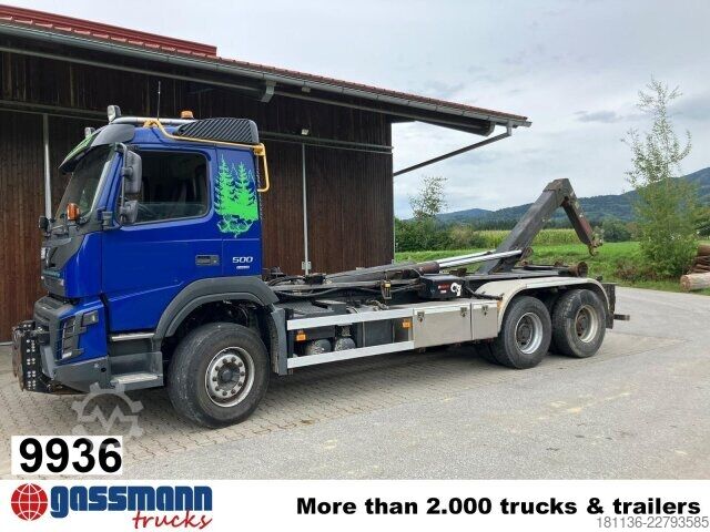 Abrollkipper Volvo FMX 500 6x4, Multlilift Abrollanlage XR 21 S Widi