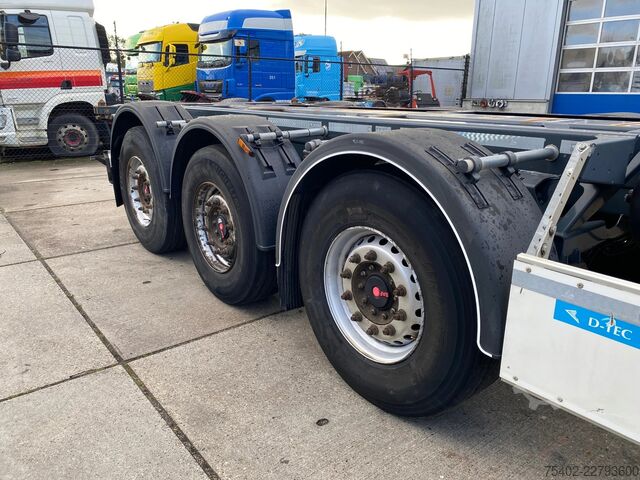 Containertransport D-TEC CT-521-S / CombiTrailer S-Line / 5 axles / SAF ...