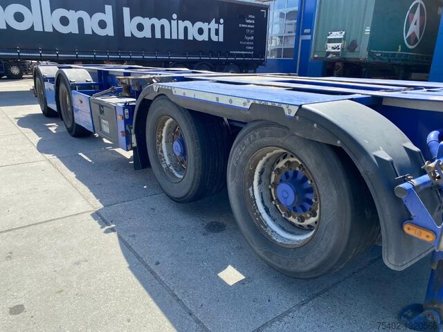 Container transport Broshuis 2Connect 2AKCC / 4 Axles / 3x Steering Axle / 2...