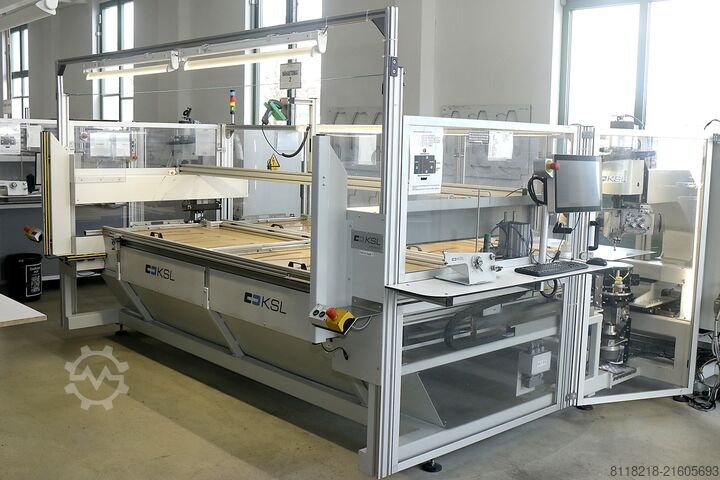 CNC rotary head sewing machine PFAFF-KSL KSL110 - CNC-Drehkopf Nähanlage 2500x800