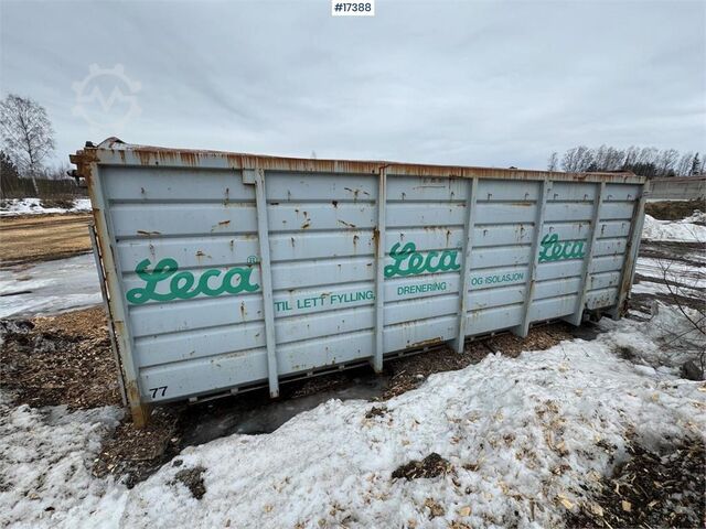 Krokcontainer m/ hydraulisk rullepresenning Krokcontainer m/ hydraulisk rullepresenning