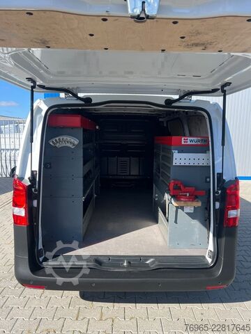 Kastenwagen MERCEDES-BENZ Vito 110 LANG 6G KLIMA TEMPOMAT 3-SITZE SCHRÄNKE