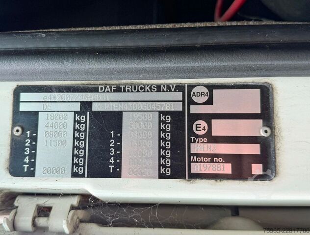 Standard SZM DAF XF 460 SSC INTARDER - RETARDER PTO + HYDRAULICS