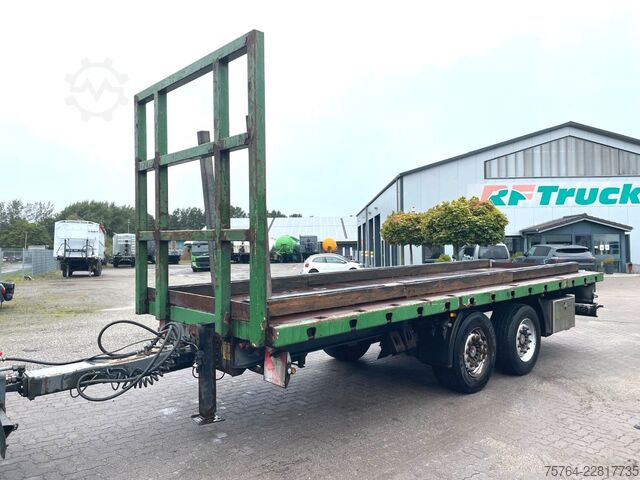 Anhänger mit offener Pritsche  7,25m Wilken Pritschenanhänger / Tandem