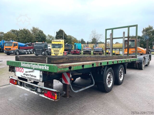 Anhänger mit offener Pritsche  7,25m Wilken Pritschenanhänger / Tandem