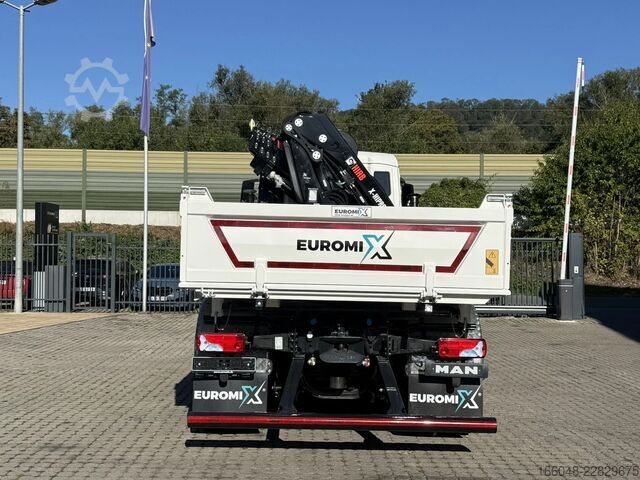Kipper mit Kran MAN TGS 28.440 TGS 28.440 6x4-4  3-Seiten-Kipper Hi...