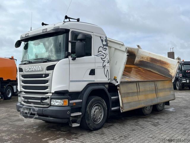 Dreiseitenkipper LKW SCANIA G 410 6x4 3-Achs Kipper Meiller Bordmatik