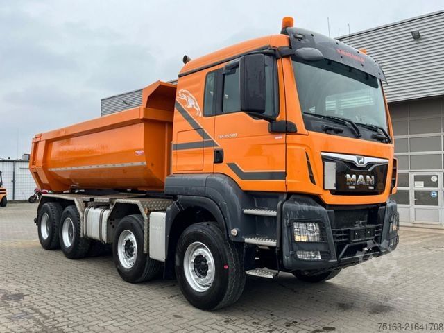 Kipper LKW MAN TG-S 35.500 8x4 BB 4 Achs Muldenkipper Intarder