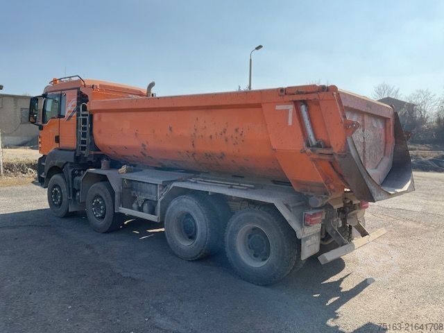 Kipper LKW MAN TG-S 35.500 8x4 BB 4 Achs Muldenkipper Intarder
