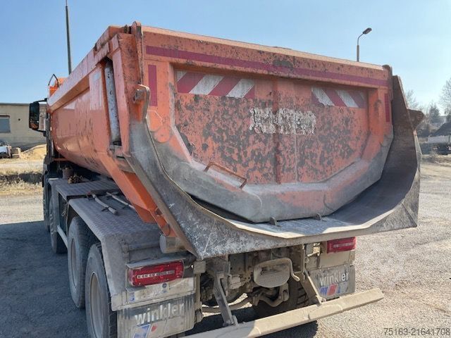 Kipper LKW MAN TG-S 35.500 8x4 BB 4 Achs Muldenkipper Intarder