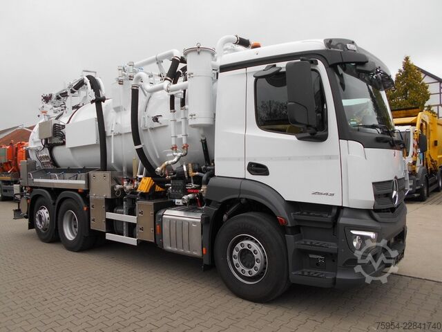Saugwagen Mercedes-Benz Actros 2543 L 6x2 / Faros 14/1 piston