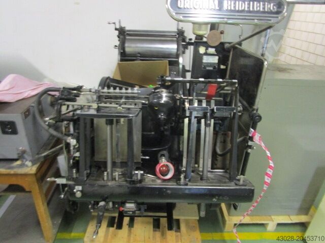 BUCHDRUCKMASCHINE HEIDELBERG TIEGEL A4