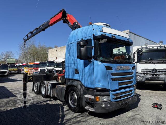 Standard SZM Scania G450 6X2 Kran Palfinger PK 26002
