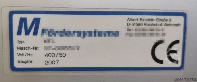 Paper cutting machine MFoerdersysteme GFR-WFL