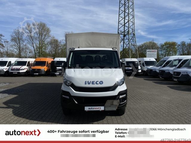 Transporter mit Pritsche & Plane IVECO Daily 70C18H DoKa *Werkstatt* LBW+7-Sitze 5007