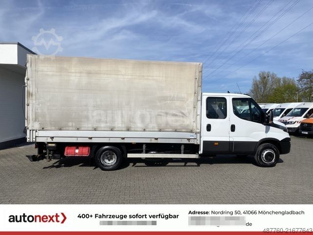 Transporter mit Pritsche & Plane IVECO Daily 70C18H DoKa *Werkstatt* LBW+7-Sitze 5007
