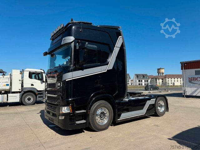 Standard tractor unit SCANIA S 500 * 2 X TANK  * ALCOA * LEDER * 1 HAND *HYDR