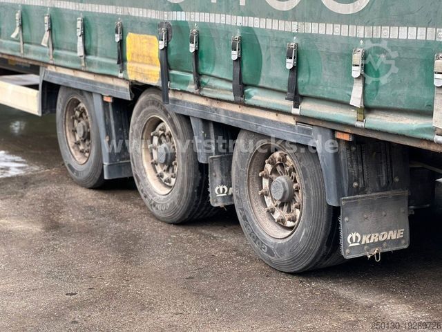 Open semitrailer with tarp KRONE SD Pritsche + Plane Edscha-Verdeck