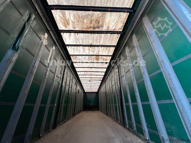 Open semitrailer with tarp KRONE SD Pritsche + Plane Edscha-Verdeck
