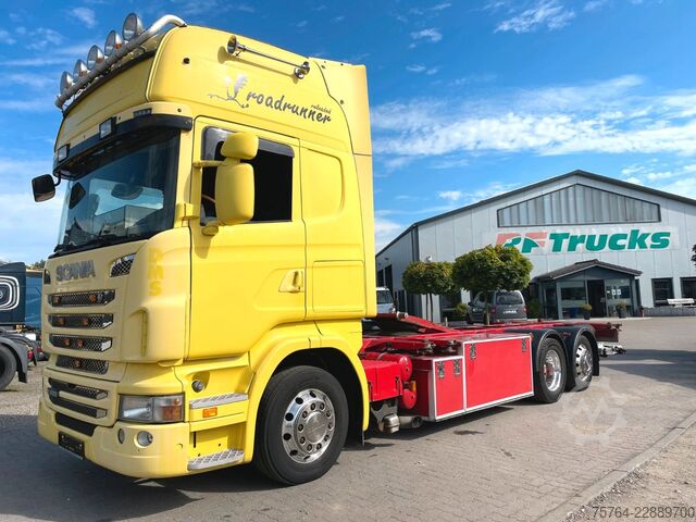 Wechselfahrgestell LKW SCANIA R420 / BDF bis 7,45m / 20 Fuß / LBW / Gelenkt