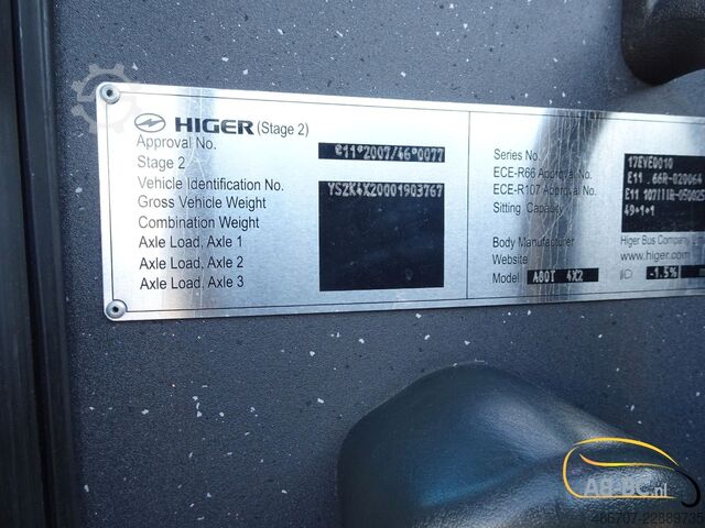 Reisebus SCANIA Higer Touring HD 51 Sitze EURO 6