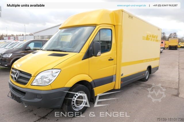 Box van mercedes-benz SPRINTER 310 CDI MAXI EURO-5 KOFFER REGALE KAMERA DURCHGANG