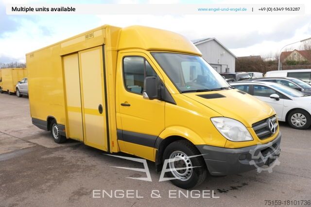 Box van mercedes-benz SPRINTER 310 CDI MAXI EURO-5 KOFFER REGALE KAMERA DURCHGANG