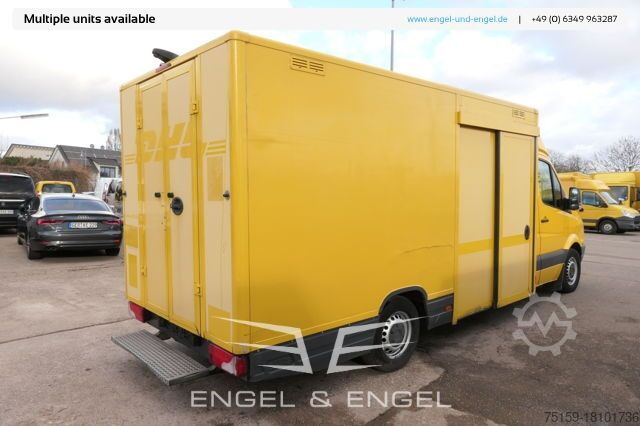 Box van mercedes-benz SPRINTER 310 CDI MAXI EURO-5 KOFFER REGALE KAMERA DURCHGANG