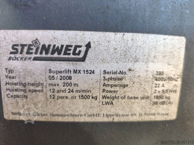 Arbeitsbühne Steinweg Superlift MX1524