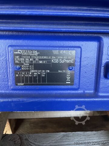 Single-stage spiral casing pump with frequency converter KSB Etabloc 125-100-315 GG
