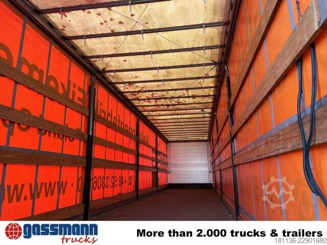 Open semitrailer with tarp Ackermann PS-F 5.3/13.5 EZG SPS, 8x VORHANDEN,