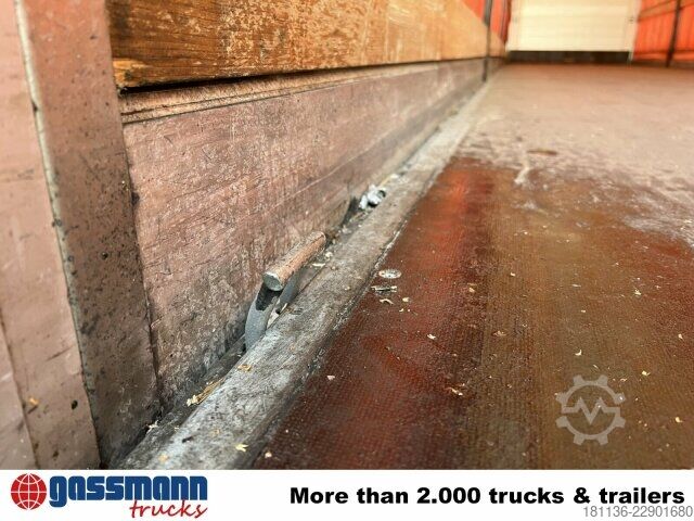Open semitrailer with tarp Ackermann PS-F 5.3/13.5 EZG SPS, 8x VORHANDEN,