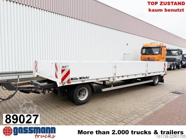 Open trailer with tarp Müller-Mitteltal TP-BW 20,0, Twist-Lock