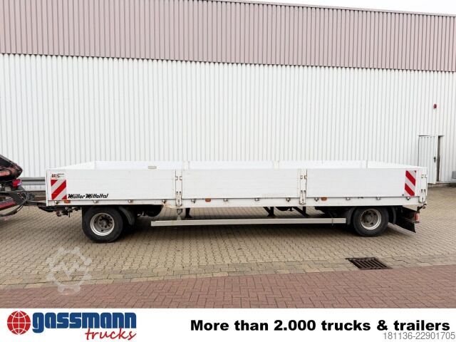 Open trailer with tarp Müller-Mitteltal TP-BW 20,0, Twist-Lock