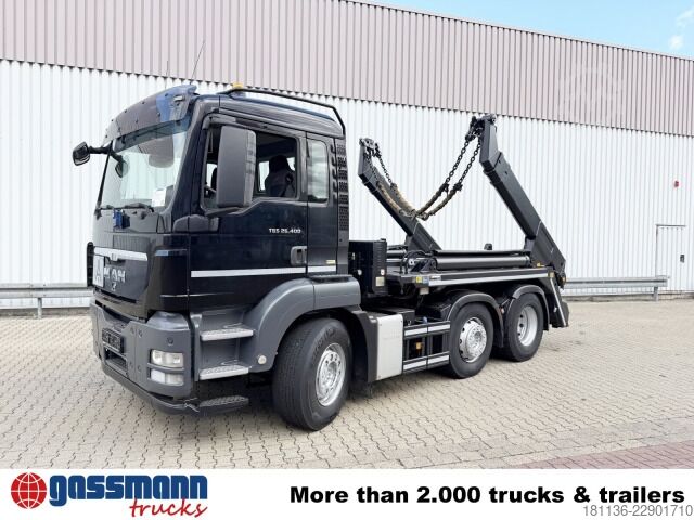 Tipper truck MAN TGS 26.400 6x2-4 BL, Vorlauflenk-/liftachse