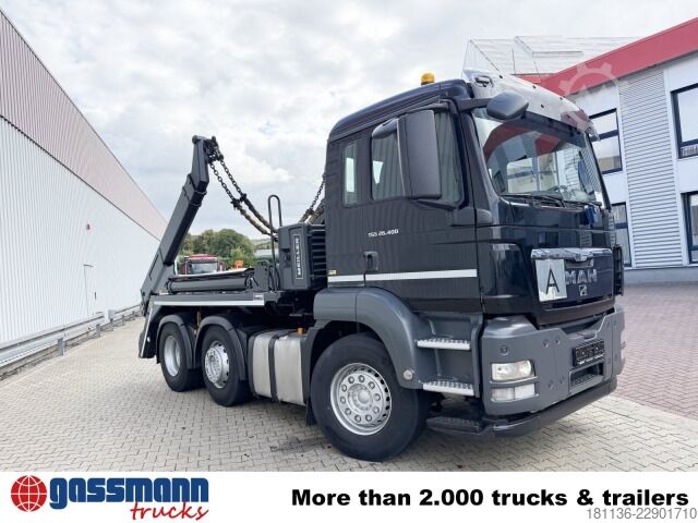 Tipper truck MAN TGS 26.400 6x2-4 BL, Vorlauflenk-/liftachse