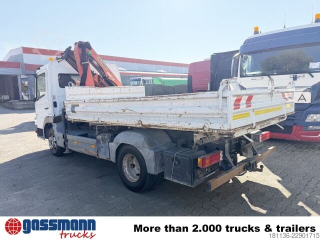 Tipper van Mercedes-Benz Atego 818 K 4x2, 2x AHK, Kran Palfinger PK7001-K