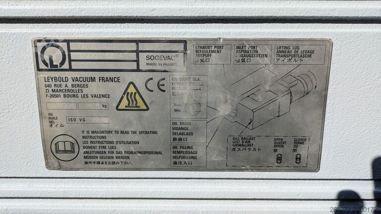 Leybold SV300 Leybold SV300
