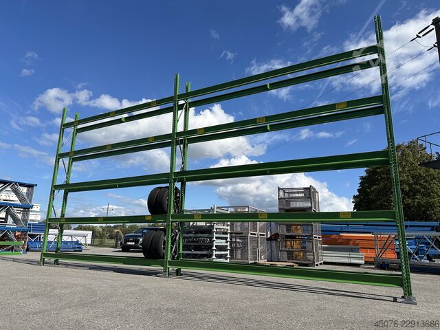 Reifenregal Voest 8,9 lfm, gebraucht VOEST-ALPINE Reifenregal