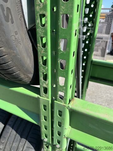 Reifenregal Voest 8,9 lfm, gebraucht VOEST-ALPINE Reifenregal