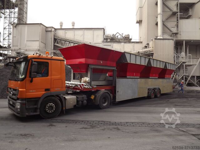 Saddle Mobile metering hopper aggregates Dosieranlagen-Dosiertechnik Sattelauflieger-Rad-Mobil Reihendoseur