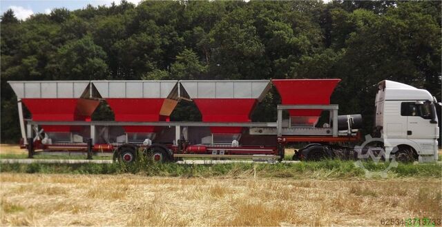 Saddle Mobile metering hopper aggregates Dosieranlagen-Dosiertechnik Sattelauflieger-Rad-Mobil Reihendoseur