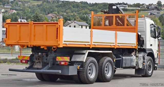 Truck mounted crane VOLVO FM 380 Kipper 6,20 m * PK 12000 * FUNK*6x4
