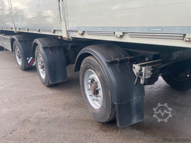Open semitrailer SCHWARZMÜLLER Roll Kran Kennis 30R Drehkranz/2x gelenkt/Miete