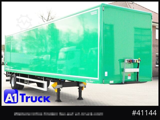 Box semitrailer SPIER SGL 110, City, 1 Achs, LBW 3 Tonnen, TÜV 04/2027